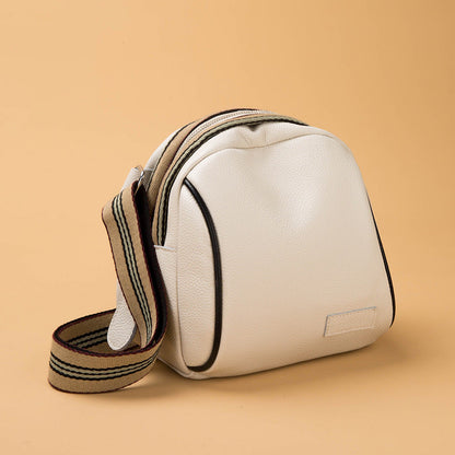 Sac Carré Chic en Cuir