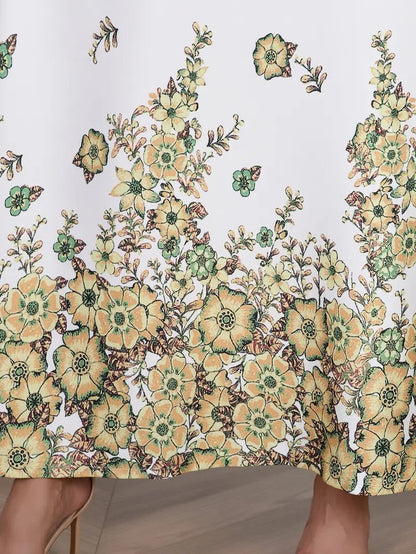 Robe Fleur Diamant Élégance