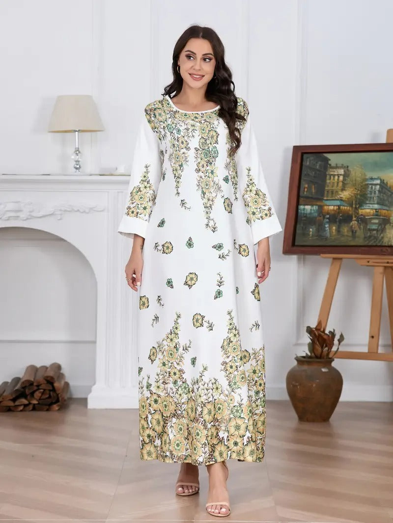 Robe Fleur Diamant Élégance