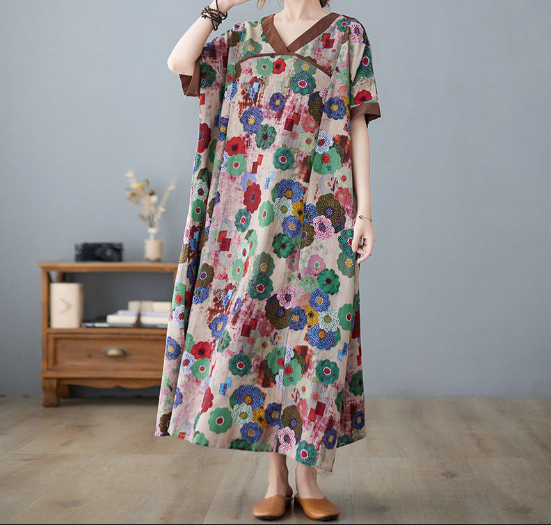 Robe Bohème Fleurie – Légèreté & Élégance Naturelle