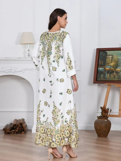 Robe Fleur Diamant Élégance