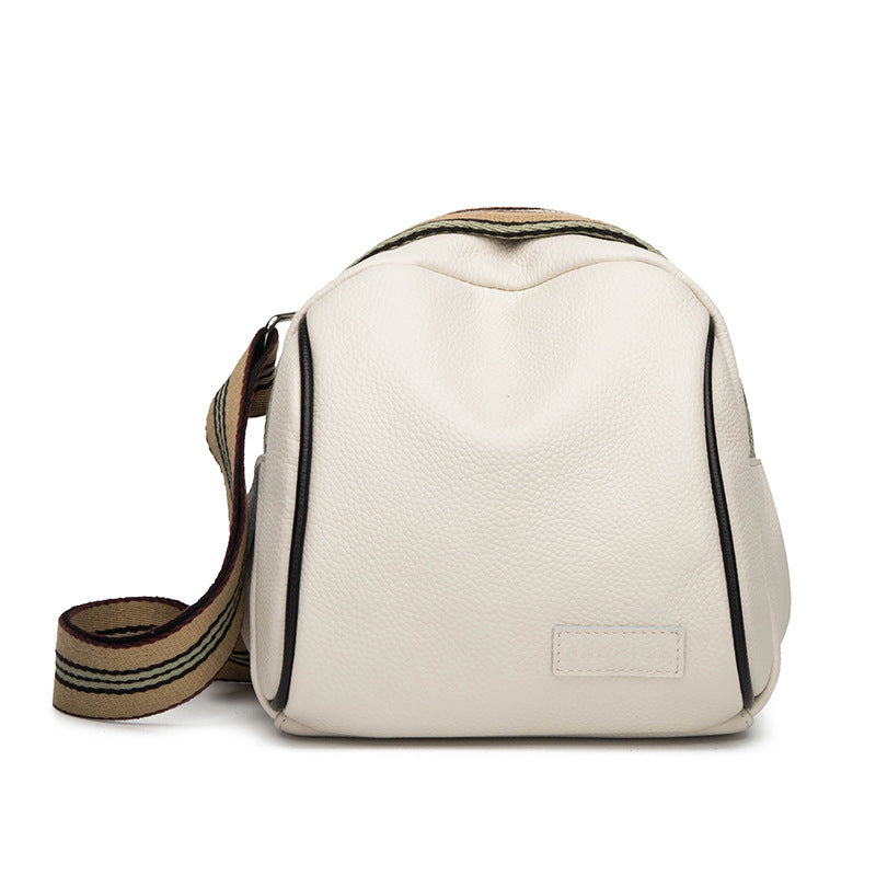 Sac Carré Chic en Cuir