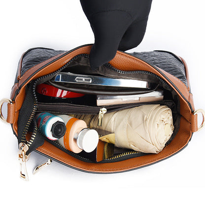 Petit Sac Carré au Motif Crocodile