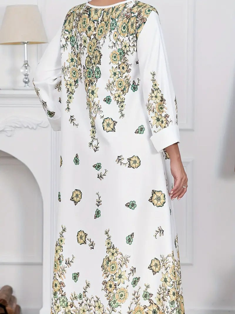 Robe Fleur Diamant Élégance